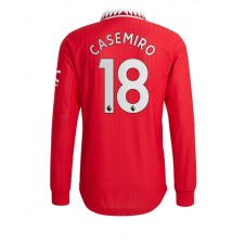 Manchester United Casemiro #18 Hemmatröja 2022-23 Långa ärmar